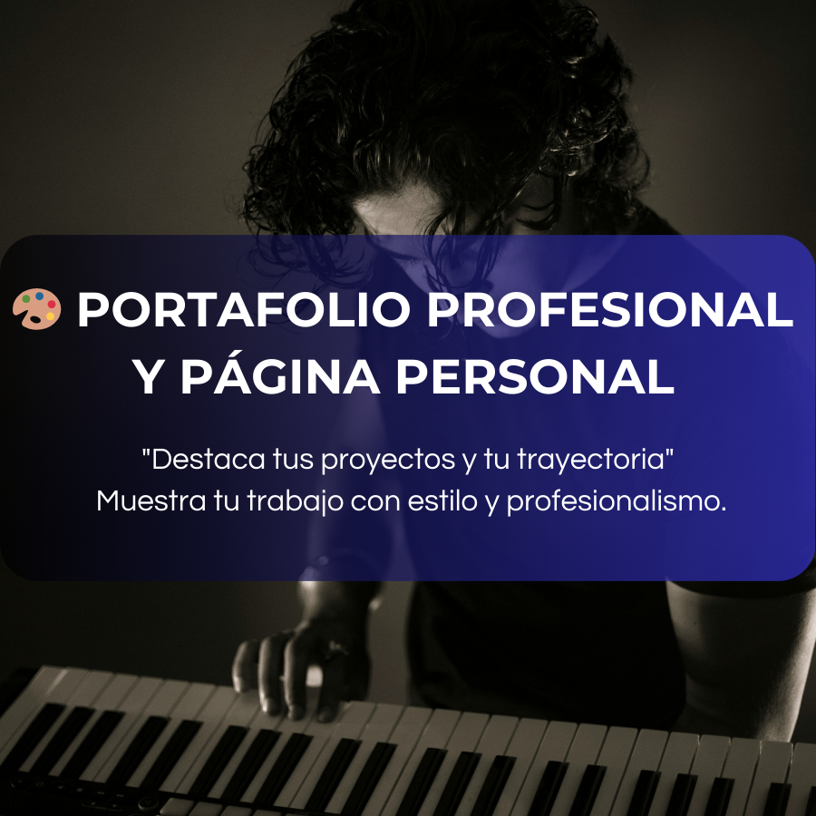 🎨 Portafolio Profesional y Página Personal