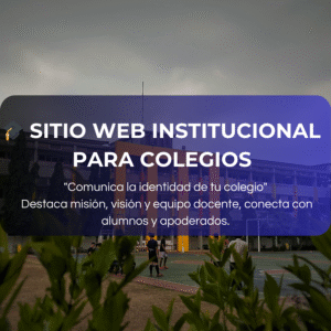 🎓 Sitio Web Institucional para Colegios